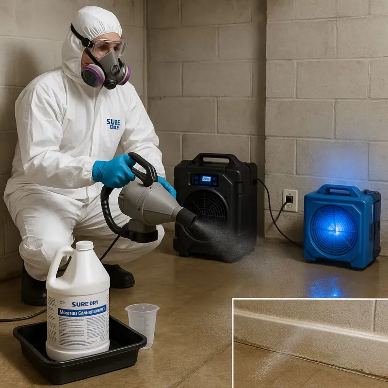Sanitization and Odor Removal process in Sheldon, ND